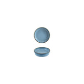 Bonna China Sky dia.4" h:1" 1 oz. Round Blue Porcelain Bowl (Set of 4)